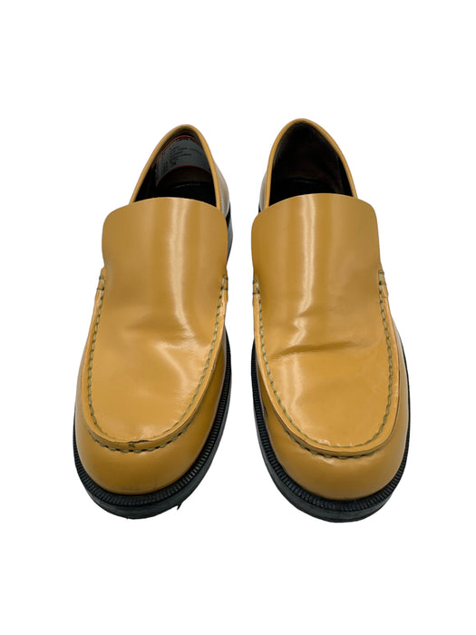 By Far Shoe Size 38 Yellow round toe Rubber Sole Loafers Yellow / 38