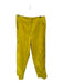 Maeve Size 12 Yellow Cotton Blend High Waist Straight Leg Pants Yellow / 12