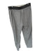 Athleta Size 12 Gray & White Polyester Blend Elastic Waist Striped Pants Gray & White / 12