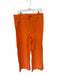 Maeve Size 33 Orange Cotton Blend High Waist Wide Leg Pants Orange / 33