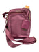 Tumi Berry Synthetic Zip Close Crossbody Goldtone Hardware Bag Berry