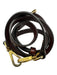 Jacquemus Dark Brown Calfskin Leather Magnetic Closure Crossbody Structured Bag Dark Brown / L