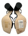 Jimmy Choo Shoe Size 37.5 Black Textile Block Heel Square Toe Open Toe Sandals Black / 37.5