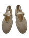 Steve Madden Shoe Size 7.5 Silver Synthetic Mesh Ankle Buckle Almond Toe Shoes Silver / 7.5