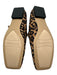 Franco Sarto Shoe Size 8M Tan & black Textile Ankle Buckle Square Toe Flat Shoes Tan & black / 8M