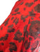Saint Laurent Paris Size 42 Red Silk Blend Halter Leopard Zip Back Mini Dress Red / 42