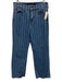 Veronica Beard Jeans Size 29 Blue Cotton Blend High Rise Wide Leg Striped Jeans Blue / 29