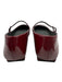 Franco Sarto Shoe Size 8M Red Synthetic Ankle Buckle Square Toe Leopard Shoes Red / 8M