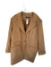 Lauren Ralph Lauren Size 24W Camel Wool Blend Buttons Long Coat Camel / 24W