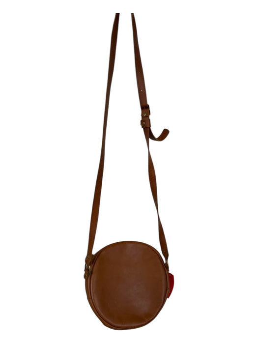 Portland Leather Brown Leather Crossbody Circle Bag Brown / S