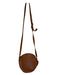 Portland Leather Brown Leather Crossbody Circle Bag Brown / S