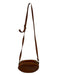 Portland Leather Brown Leather Crossbody Circle Bag Brown / S