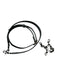 Coach Black Leather Suede Interior Black Hardware Magnetic Close Purse Black