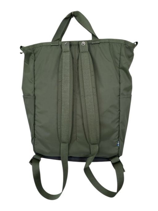 FJALLRAVEN KANKEN NWT Dark Green Recycled Nylon Top Handle Tote Men's Backpack Dark Green
