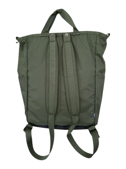 FJALLRAVEN KANKEN NWT Dark Green Recycled Nylon Top Handle Tote Men's Backpack Dark Green