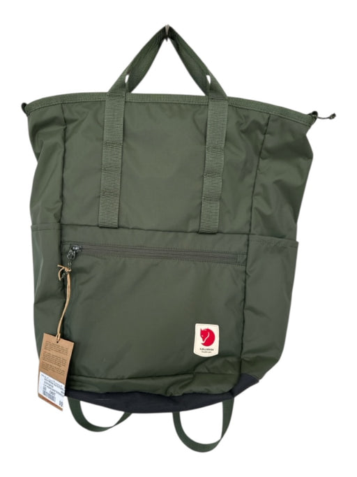 FJALLRAVEN KANKEN NWT Dark Green Recycled Nylon Top Handle Tote Men's Backpack Dark Green
