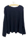 Eileen Fisher Size XL Navy Blue Cotton & Polyester Terry Knit Sweater Navy Blue / XL