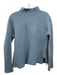 Jenni Kayne Size S Light Blue Polyamide & Alpaca Long Sleeve Mock Neck Sweater Light Blue / S