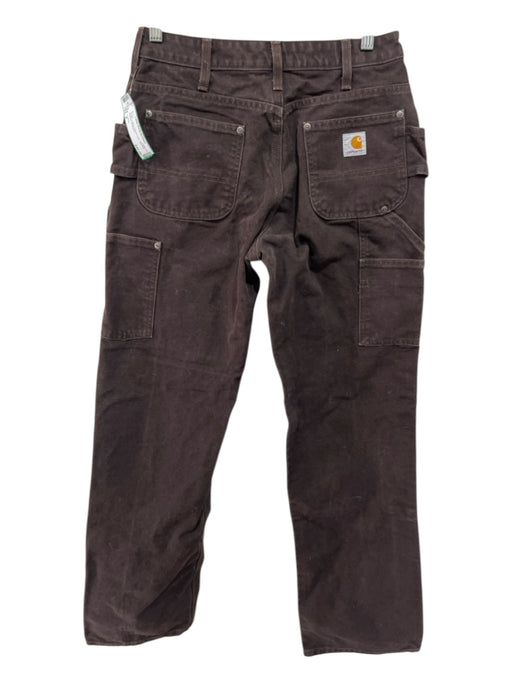 Carhartt Size 4 Brown Cotton Double Layer Mid Rise Pockets Pants Brown / 4