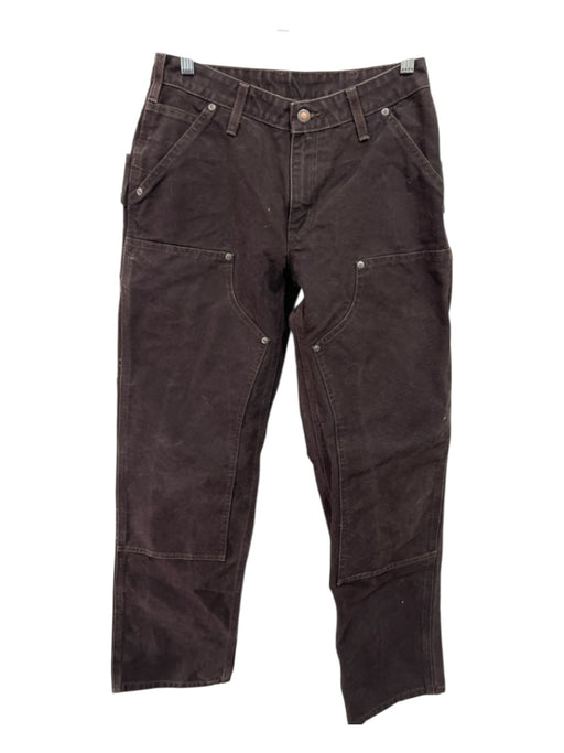 Carhartt Size 4 Brown Cotton Double Layer Mid Rise Pockets Pants Brown / 4