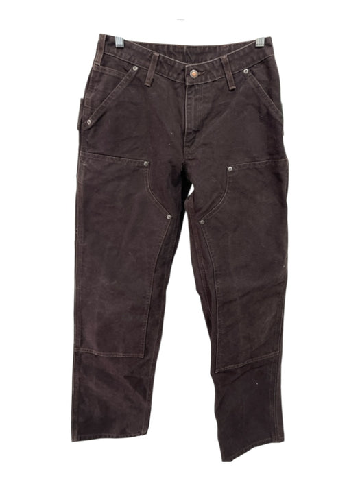 Carhartt Size 4 Brown Cotton Double Layer Mid Rise Pockets Pants Brown / 4