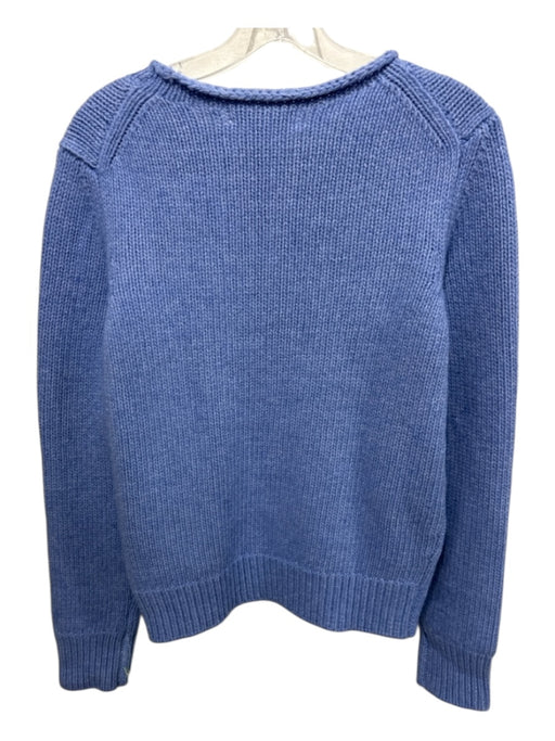 Alex Mill Size M Periwinkle Blue Extrafine Merino Wool Knit Long Sleeve Sweater Periwinkle Blue / M