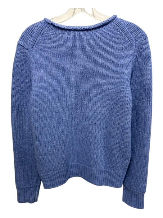 Alex Mill Size M Periwinkle Blue Extrafine Merino Wool Knit Long Sleeve Sweater Periwinkle Blue / M