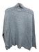 Wrap Size 14 Light Blue Baby Alpaca Blend Turleneck Knit Long Sleeve Sweater Light Blue / 14