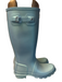 Hunter Shoe Size 36 Aqua Rubber Round Toe Knee High Heel Boots Aqua / 36