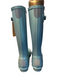 Hunter Shoe Size 36 Aqua Rubber Round Toe Knee High Heel Boots Aqua / 36