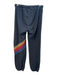 Aviator Nation Size M Grey Cotton Blend Elastic Waist Rainbow Sweatpants Grey / M