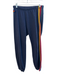 Aviator Nation Size M Blue Cotton Blend Elastic Waist Rainbow Stripe Sweatpants Blue / M