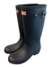 Hunter Shoe Size 37 Black Rubber Round Toe Below Knee Buckle Detail Boots Black / 37