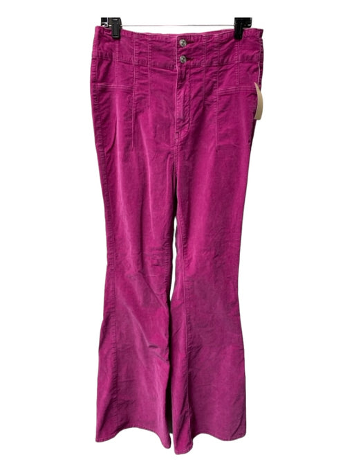 We The Free Size 31 Hot pink Cotton Blend Ribbed zip fly High Rise Pants Hot pink / 31