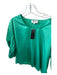 Crosby Size S Green Cotton Long Balloon Sleeve Top Green / S