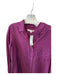 XiRENA Size S Purple & Blue Cotton & Silk Long Sleeve Circles Button Down Top Purple & Blue / S