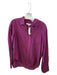 XiRENA Size S Purple & Blue Cotton & Silk Long Sleeve Circles Button Down Top Purple & Blue / S