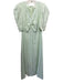 Anna Cate Size M Seafoam Green Cotton & Silk Short Sleeve Gathered Bodice Dress Seafoam Green / M