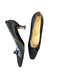 Ferragamo Shoe Size 9 Black Leather Kitten Heel Pumps Black / 9
