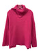 27 Miles Size Small Fuchsia Wool & Cashmere Rib Knit Turtle Neck Sweater Fuchsia / Small