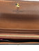 Louis Vuitton Brown Coated Canvas & Leather Monogram Snap Button Close Wallets Brown