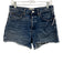 Agolde Size 27 Medium dark wash Cotton Denim 5 Pocket Button Fly Cutoff Shorts Medium dark wash / 27