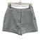 Marie Oliver Size 4 Light Blue Cotton Blend Patch Pockets Hook & Zip Fly Shorts Light Blue / 4
