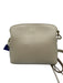 Rebecca Minkoff Beige Leather Zip Pocket Toggle Clasp Adjustable Strap Bag Beige