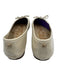 Sam Edelman Shoe Size 8.5 Cream White Leather Upper Patent Crinkle Bow Flats Cream White / 8.5