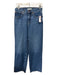 Madewell Size 26 Med Wash Cotton Denim Button & Zip High Rise Straight Leg Jeans Med Wash / 26