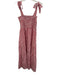 Maxwell and Geraldine Size S Red & White Cotton Striped Sleeveless Dress Red & White / S