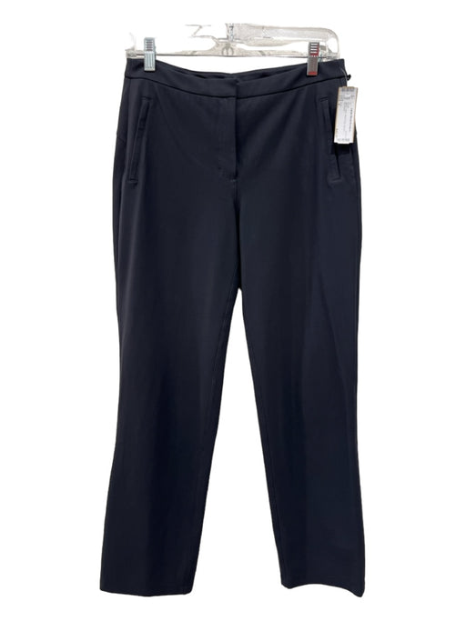 Lulu Size 6 Black Nylon Hook & Zip Tapered Pants Black / 6