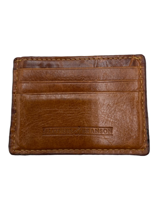 Smathers & Branson Brown Leather & Canvas Men's Wallet