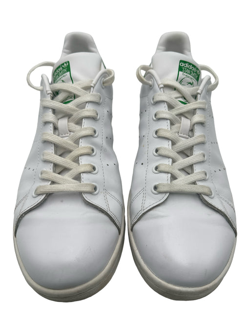 Adidas Shoe Size 11 White & Green Canvas Low Top Men's Shoes 11